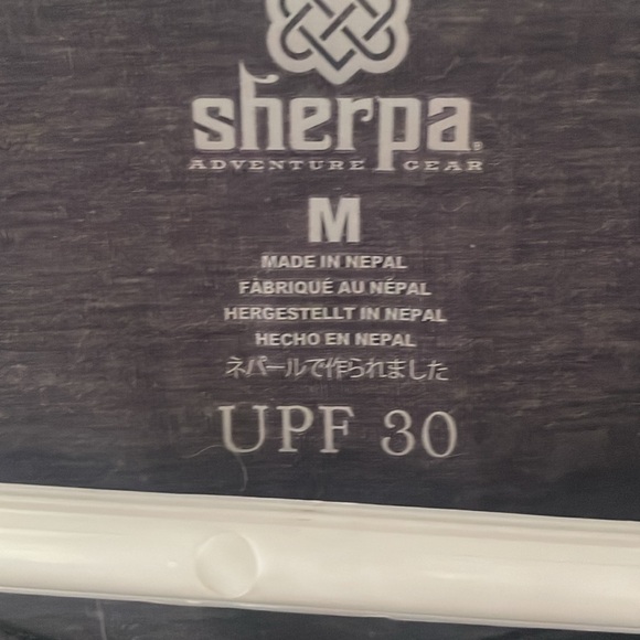 Sherpa Merino Wool Blend Long Sleeve Shirt Women’s Grey Size - Picture 3 of 5